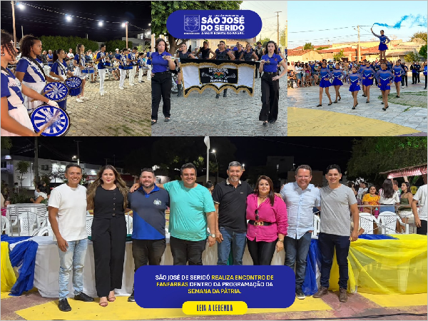 São José de Seridó realiza Encontro de Fanfarras dentro da programação da Seman [...]