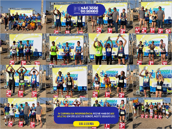 IV CORRIDA DA INDEPENDÊNCIA REÚNIU MAIS DE 100 ATLETAS EM SÃO JOSÉ DO SERIDÓ,NE [...]