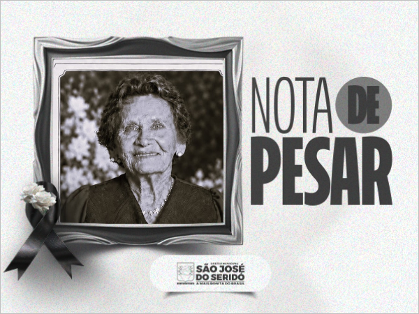 Gestão Municipal lamenta o falecimento de Terezinha Garcia de Araujo;Terezinha  [...]