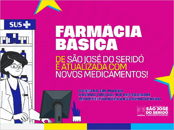 SESAD informa atualização da Farmácia Básica e facilita acesso da população aos [...]